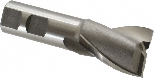 OSG 5204400 Square End Mill: 1-1/4 Dia, 1-5/8 LOC, 7/8 Shank Dia, 3-7/8 OAL, 2 Flutes, Cobalt Image