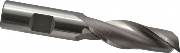 OSG 5253100 Square End Mill: 3/4 Dia, 2-1/4 LOC, 3/4 Shank Dia, 4-1/2 OAL, 2 Flutes, Cobalt Image