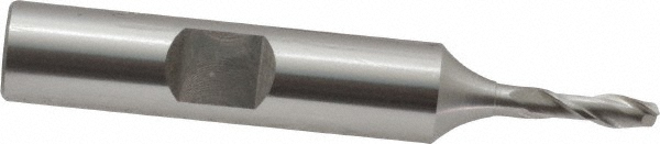 OSG 5270100 Square End Mill: 1/8 Dia, 3/8 LOC, 3/8 Shank Dia, 2-3/8 OAL, 2 Flutes, Cobalt Image