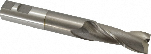 OSG 5275100 Square End Mill: 1 Dia, 2-1/2 LOC, 1 Shank Dia, 7-1/4 OAL, 2 Flutes, Cobalt Image