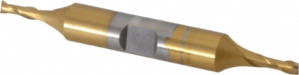 OSG 5220105 Square End Mill: 1/8 Dia, 3/8 LOC, 3/8 Shank Dia, 3-1/16 OAL, 2 Flutes, Cobalt Image