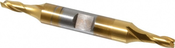 OSG 5220205 Square End Mill: 3/16 Dia, 7/16 LOC, 3/8 Shank Dia, 3-1/8 OAL, 2 Flutes, Cobalt Image