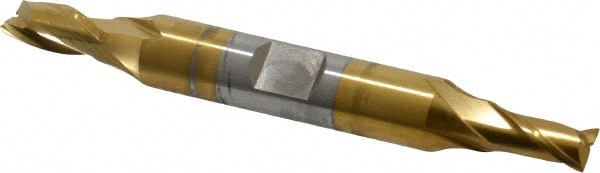 OSG 5220305 Square End Mill: 1/4 Dia, 1/2 LOC, 3/8 Shank Dia, 3-1/8 OAL, 2 Flutes, Cobalt Image