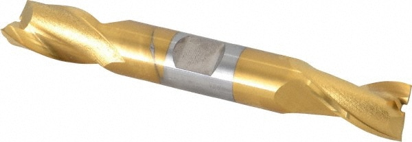 OSG 5221105 Square End Mill: 1/2 Dia, 13/16 LOC, 1/2 Shank Dia, 3-3/4 OAL, 2 Flutes, Cobalt Image