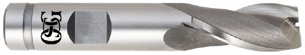 OSG 5805200 Square End Mill: 1-5/8 LOC, 1 Shank Dia, 4-1/8 OAL, 2 Flutes, Cobalt Image