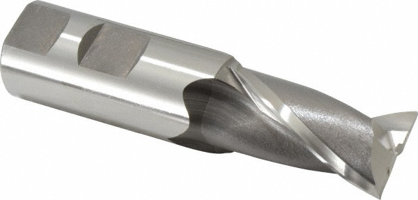 OSG 5805100 Square End Mill: 1-5/8 LOC, 1 Shank Dia, 4-1/8 OAL, 2 Flutes, Cobalt Image