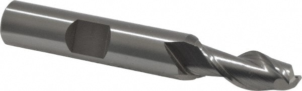 OSG 5300400 Square End Mill: 5/16 Dia, 3/4 LOC, 3/8 Shank Dia, 2-1/2 OAL, 2 Flutes, Cobalt Image