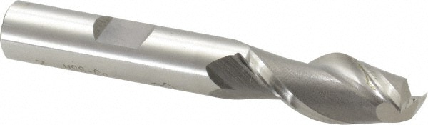 OSG 5300600 Square End Mill: 7/16 Dia, 1 LOC, 3/8 Shank Dia, 2-11/16 OAL, 2 Flutes, Cobalt Image