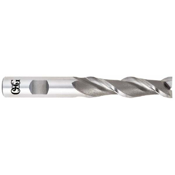 OSG 5356100 Square End Mill: 1-1/4 Dia, 4 LOC, 1-1/4 Shank Dia, 6-1/2 OAL, 2 Flutes, Cobalt Image