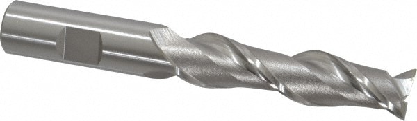 OSG 5352100 Square End Mill: 5/8 Dia, 2-1/2 LOC, 5/8 Shank Dia, 4-5/8 OAL, 2 Flutes, Cobalt Image