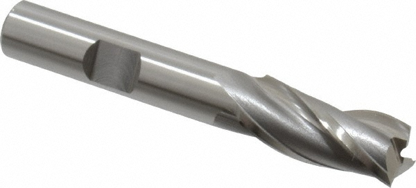 OSG 5310600 Square End Mill: 7/16 Dia, 1 LOC, 3/8 Shank Dia, 2-11/16 OAL, 3 Flutes, Cobalt Image