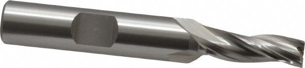 OSG 5916100 Tapered End Mill: 1 &deg; per Side, 1/4" Small Dia, 3/4" LOC, 3 Flutes, Cobalt, Square End Image
