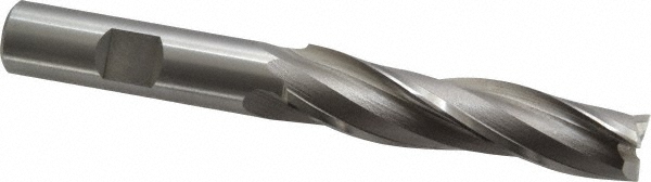OSG 5918200 Tapered End Mill: 1 &deg; per Side, 1/2" Small Dia, 2-1/4" LOC, 3 Flutes, Cobalt, Square End Image