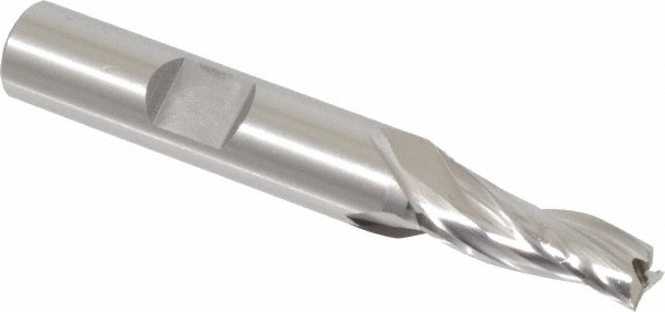 OSG 5936100 Tapered End Mill: 2 &deg; per Side, 1/4" Small Dia, 3/4" LOC, 3 Flutes, Cobalt, Square End Image