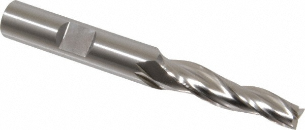 OSG 5936300 Tapered End Mill: 2 &deg; per Side, 1/4" Small Dia, 1-1/4" LOC, 3 Flutes, Cobalt, Square End Image