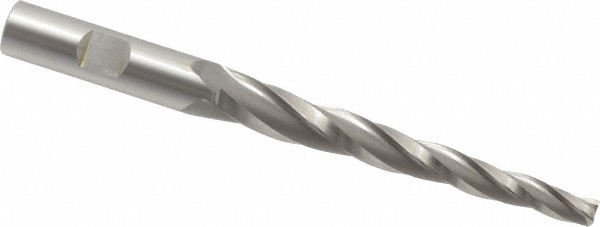 OSG 5936500 Tapered End Mill: 2 &deg; per Side, 1/4" Small Dia, 3-1/4" LOC, 3 Flutes, Cobalt, Square End Image