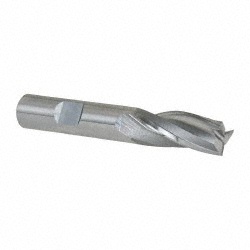 OSG 5938100 Tapered End Mill: 2 &deg; per Side, 1/2" Small Dia, 1-1/4" LOC, 3 Flutes, Cobalt, Square End Image