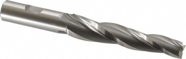 OSG 5938300 Tapered End Mill: 2 &deg; per Side, 1/2" Small Dia, 3-1/4" LOC, 3 Flutes, Cobalt, Square End Image