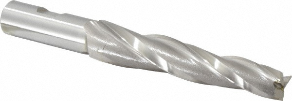OSG 5939100 Tapered End Mill: 2 &deg; per Side, 5/8" Small Dia, 4-1/4" LOC, 3 Flutes, Cobalt, Square End Image