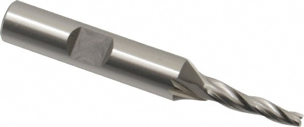 OSG 5944200 Tapered End Mill: 3 ° per Side, 1/8" Small Dia, 3/4" LOC, 3 Flutes, Cobalt, Square End Image