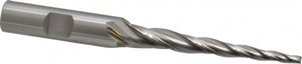 OSG 5944900 Tapered End Mill: 3 ° per Side, 1/8" Small Dia, 2-1/2" LOC, 3 Flutes, Cobalt, Square End Image