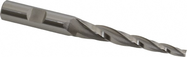 OSG 5945400 Tapered End Mill: 3 ° per Side, 3/16" Small Dia, 2-1/2" LOC, 3 Flutes, Cobalt, Square End Image