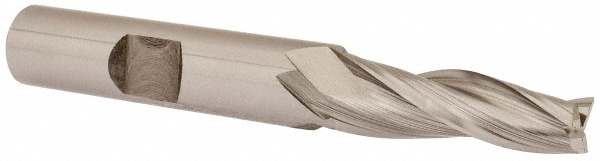 OSG 5946200 Tapered End Mill: 3 ° per Side, 1/4" Small Dia, 1" LOC, 3 Flutes, Cobalt, Square End Image