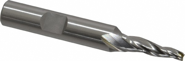 OSG 5954200 Tapered End Mill: 5 &deg; per Side, 1/8" Small Dia, 3/4" LOC, 3 Flutes, Cobalt, Square End Image