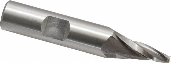 OSG 5974200 Tapered End Mill: 10 &deg; per Side, 1/8" Small Dia, 3/4" LOC, 3 Flutes, Cobalt, Square End Image