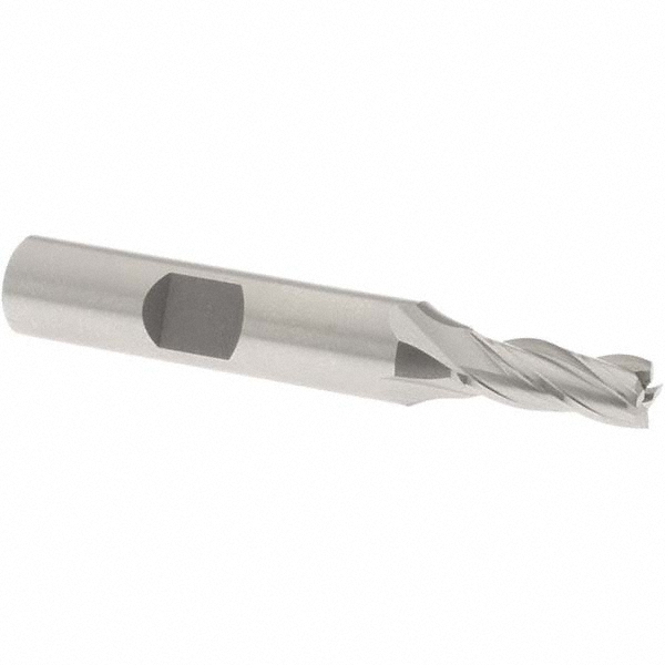 OSG 5400300 Square End Mill: 1/4 Dia, 5/8 LOC, 3/8 Shank Dia, 2-7/16 OAL, 4 Flutes, Cobalt Image