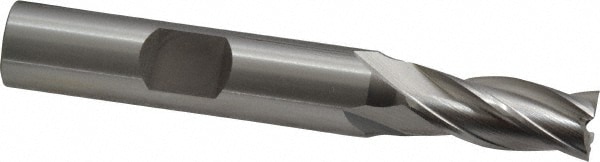 OSG 5400400 Square End Mill: 5/16 Dia, 3/4 LOC, 3/8 Shank Dia, 2-1/2 OAL, 4 Flutes, Cobalt Image