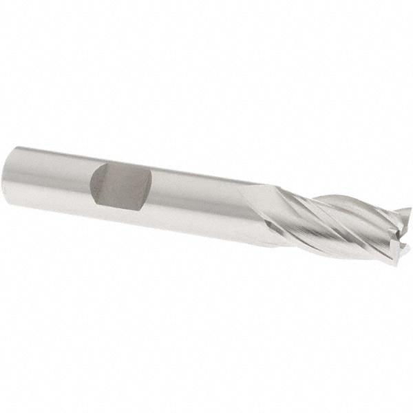 OSG 5400500 Square End Mill: 3/8 Dia, 3/4 LOC, 3/8 Shank Dia, 2-1/2 OAL, 4 Flutes, Cobalt Image