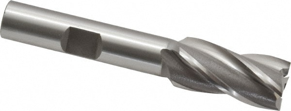 OSG 5400700 Square End Mill: 1/2 Dia, 1 LOC, 3/8 Shank Dia, 2-11/16 OAL, 4 Flutes, Cobalt Image