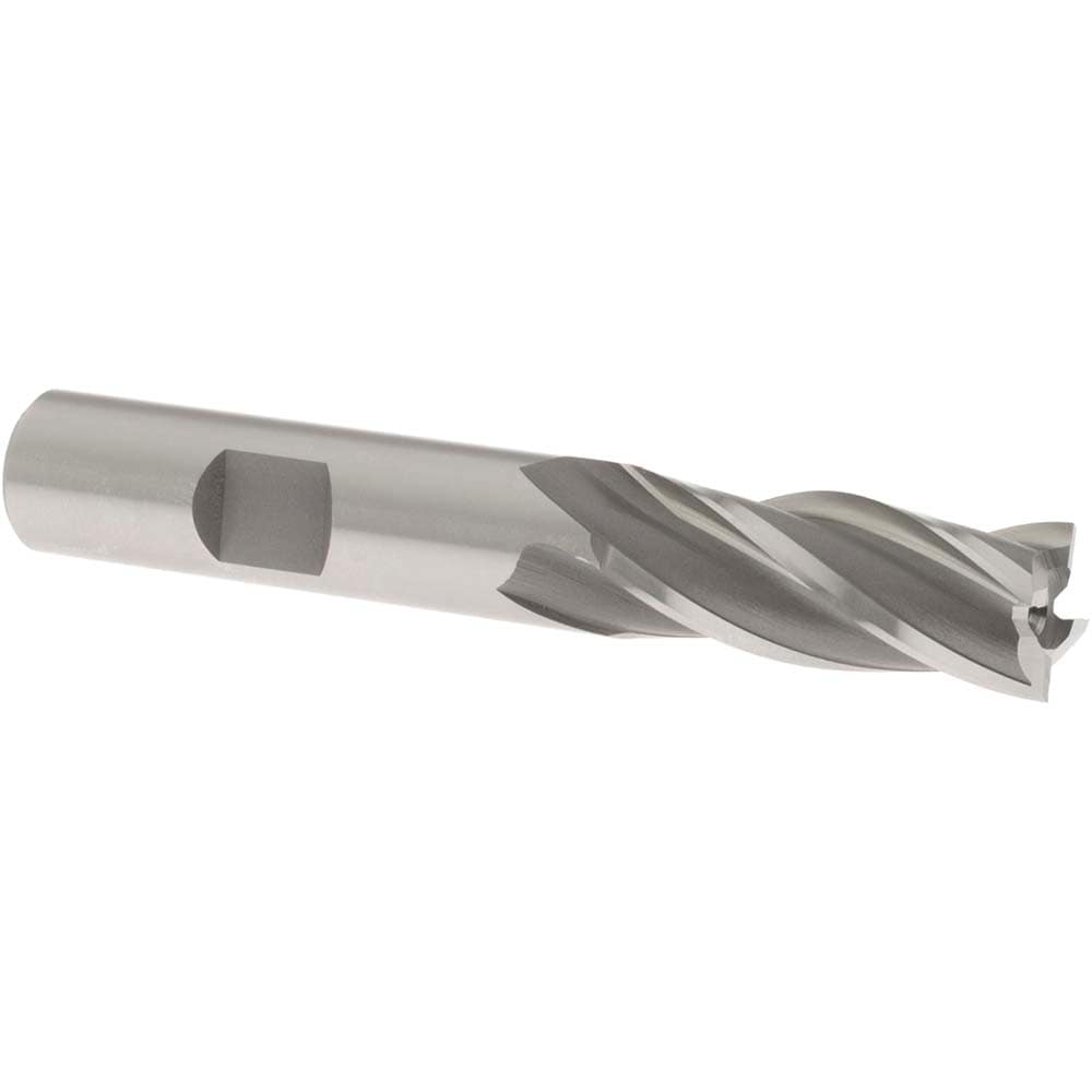 OSG 5401100 Square End Mill: 1/2 Dia, 1-1/4 LOC, 1/2 Shank Dia, 3-1/4 OAL, 4 Flutes, Cobalt Image