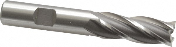 OSG 5401600 Square End Mill: 17/32 Dia, 1-3/8 LOC, 1/2 Shank Dia, 3-3/8 OAL, 4 Flutes, Cobalt Image