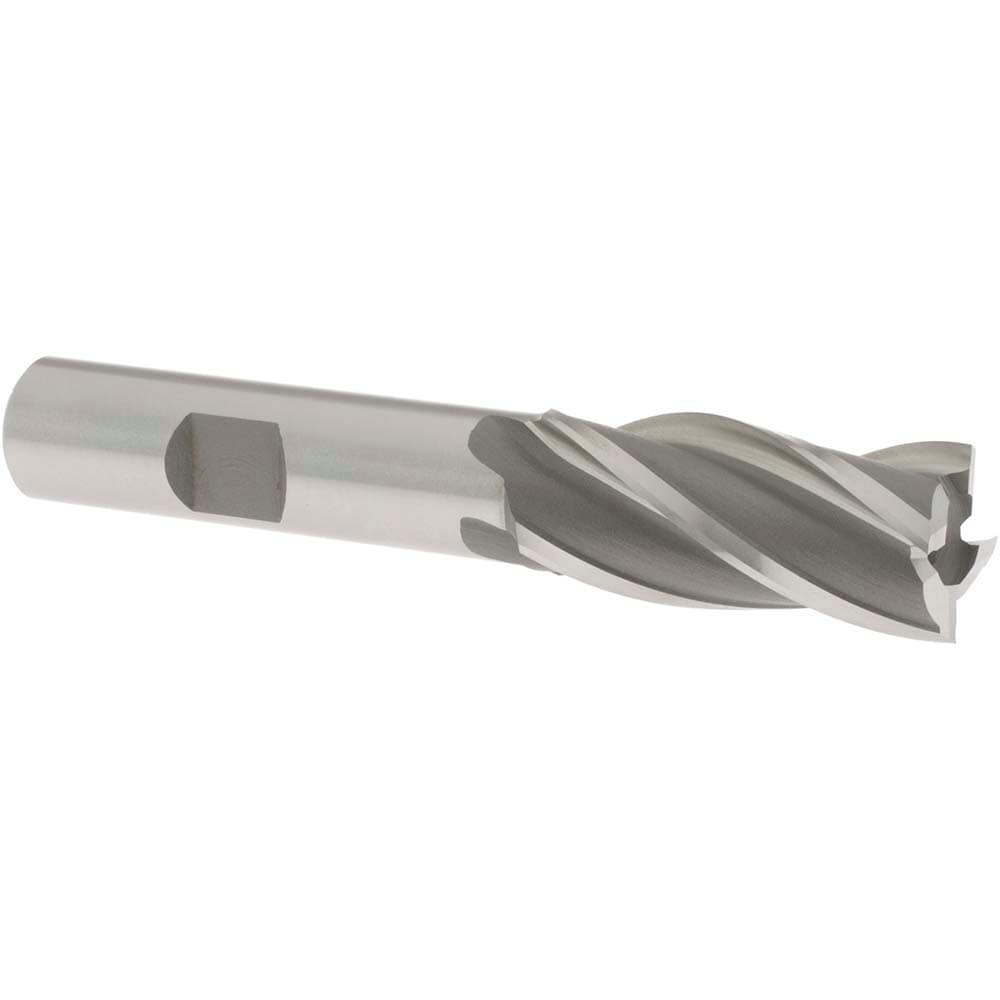 OSG 5401300 Square End Mill: 5/8 Dia, 1-3/8 LOC, 1/2 Shank Dia, 3-3/8 OAL, 4 Flutes, Cobalt Image