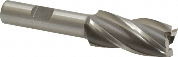 OSG 5401500 Square End Mill: 3/4 Dia, 1-5/8 LOC, 1/2 Shank Dia, 3-5/8 OAL, 4 Flutes, Cobalt Image