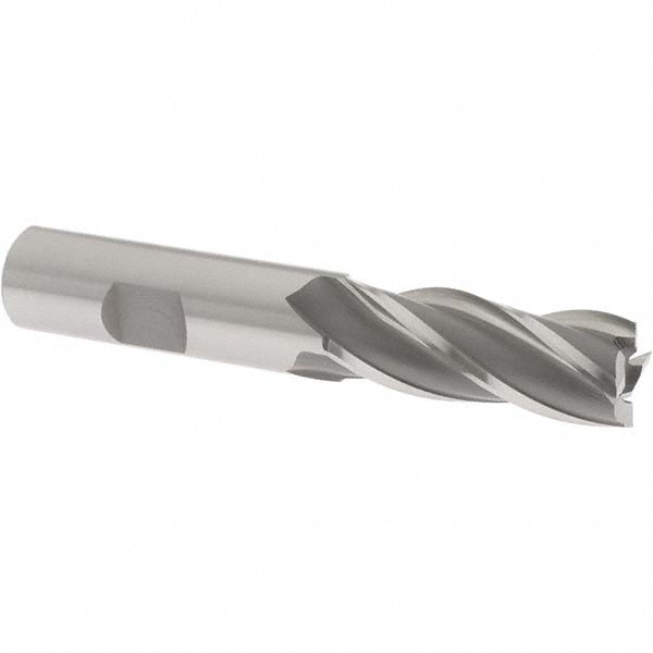 OSG 5402100 Square End Mill: 5/8 Dia, 1-5/8 LOC, 5/8 Shank Dia, 3-3/4 OAL, 4 Flutes, Cobalt Image