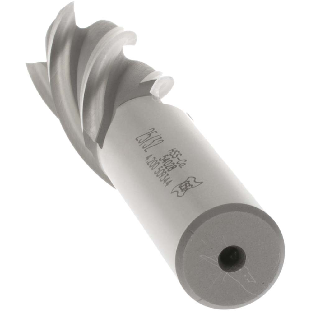 OSG Square End Mill 25/32" Dia, 17/8" LOC, 4 Flute, Cobalt MSC