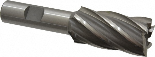 OSG 5402700 Square End Mill: 1 Dia, 1-7/8 LOC, 5/8 Shank Dia, 4 OAL, 6 Flutes, Cobalt Image
