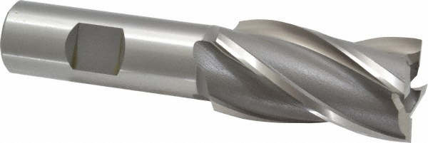 OSG 5403300 Square End Mill: 1 Dia, 1-7/8 LOC, 3/4 Shank Dia, 4-1/8 OAL, 4 Flutes, Cobalt Image