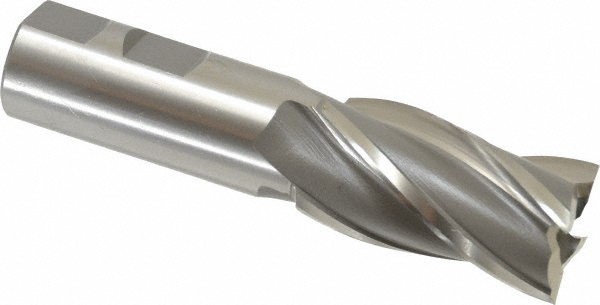 OSG 5404200 Square End Mill: 1 Dia, 1-7/8 LOC, 7/8 Shank Dia, 4-1/8 OAL, 4 Flutes, Cobalt Image