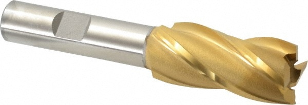 OSG 5401505 Square End Mill: 3/4 Dia, 1-5/8 LOC, 1/2 Shank Dia, 3-5/8 OAL, 4 Flutes, Cobalt Image