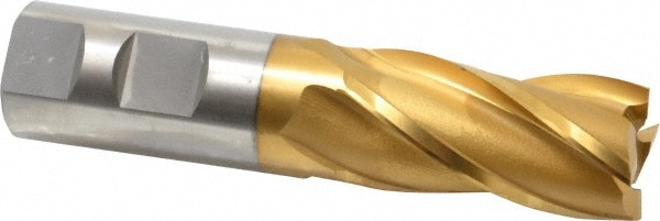 OSG 5405105 Square End Mill: 1 Dia, 2 LOC, 1 Shank Dia, 4-1/2 OAL, 4 Flutes, Cobalt Image