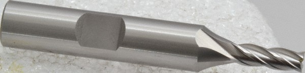 OSG 5818200 Square End Mill: 0.1772 Dia, 1/2 LOC, 3/8 Shank Dia, 2-3/8 OAL, 4 Flutes, Cobalt Image