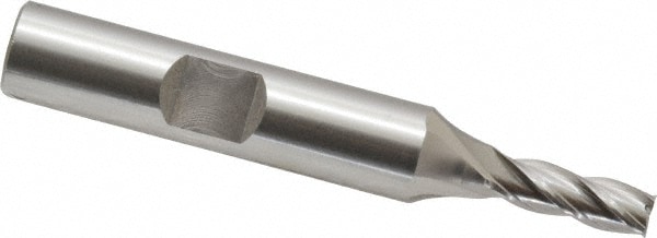 OSG 5810300 Square End Mill: 0.1969 Dia, 9/16 LOC, 3/8 Shank Dia, 2-7/16 OAL, 4 Flutes, Cobalt Image