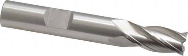 OSG 5810700 Square End Mill: 0.3543 Dia, 3/4 LOC, 3/8 Shank Dia, 2-1/2 OAL, 4 Flutes, Cobalt Image