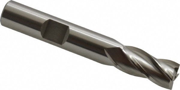 OSG 5818700 Square End Mill: 0.374 Dia, 3/4 LOC, 3/8 Shank Dia, 2-1/2 OAL, 4 Flutes, Cobalt Image