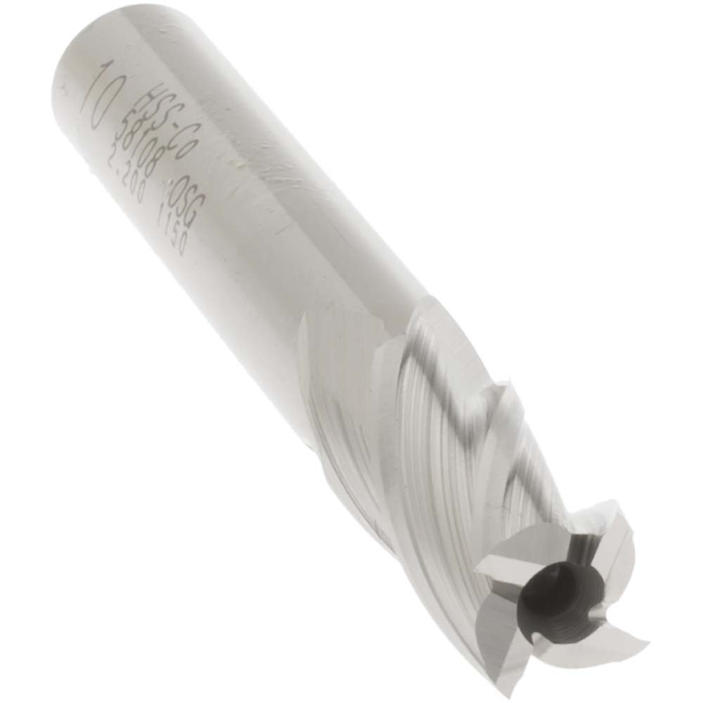 OSG Square End Mill 10.00 mm Dia, 4 Flute, Cobalt MSC Direct