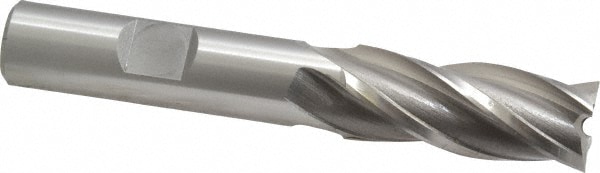 OSG 5811300 Square End Mill: 0.5512 Dia, 1-3/8 LOC, 1/2 Shank Dia, 3-3/8 OAL, 4 Flutes, Cobalt Image